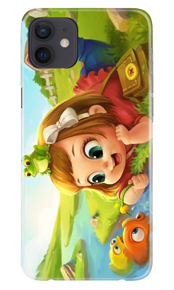 Baby Girl Mobile Back Case for iPhone 12 (Design - 339)
