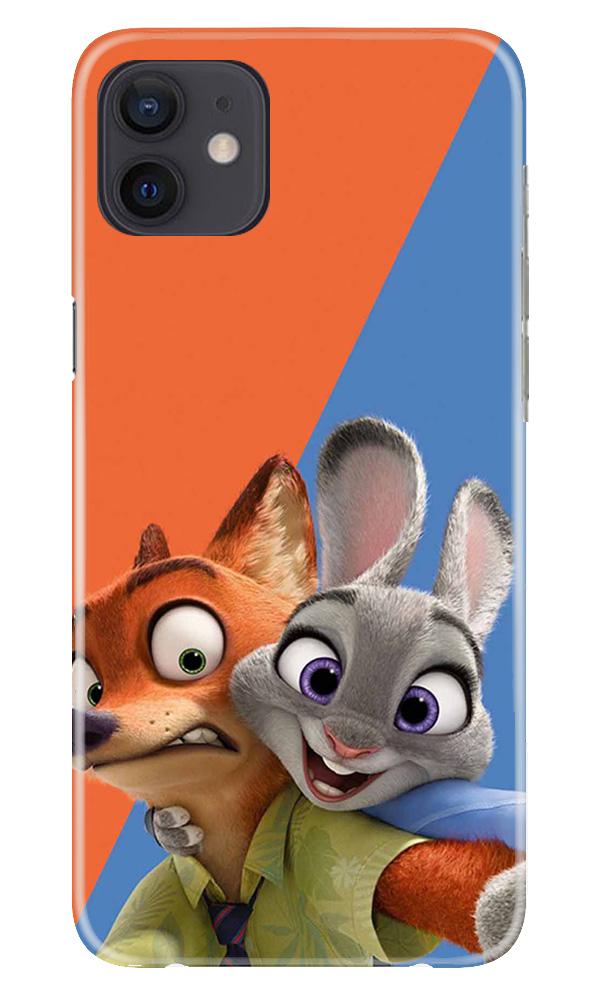 Cartoon Mobile Back Case for iPhone 12 (Design - 346)