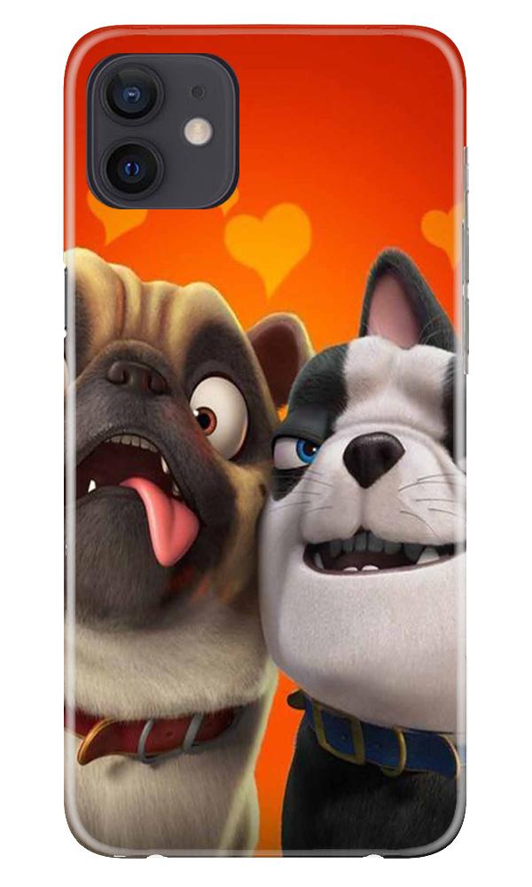 Dog Puppy Mobile Back Case for iPhone 12 Mini (Design - 350)