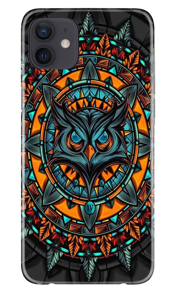 Owl Mobile Back Case for iPhone 12 Mini (Design - 360)