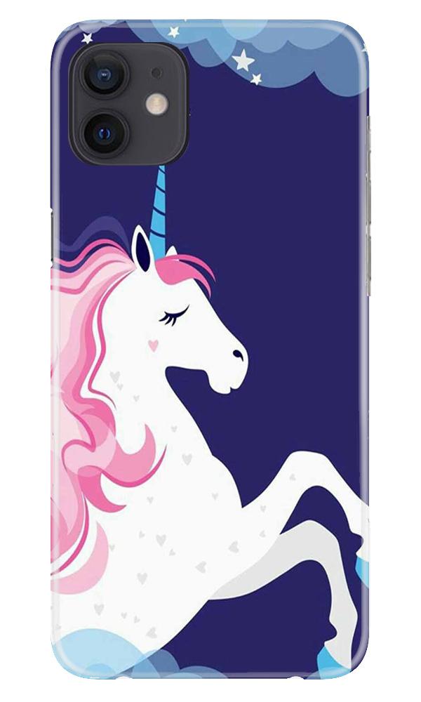 Unicorn Mobile Back Case for iPhone 12 (Design - 365)
