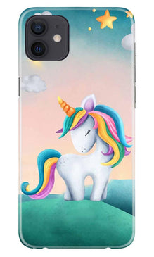 Unicorn Mobile Back Case for iPhone 12 Mini (Design - 366)