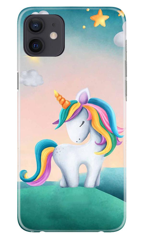 Unicorn Mobile Back Case for iPhone 12 (Design - 366)