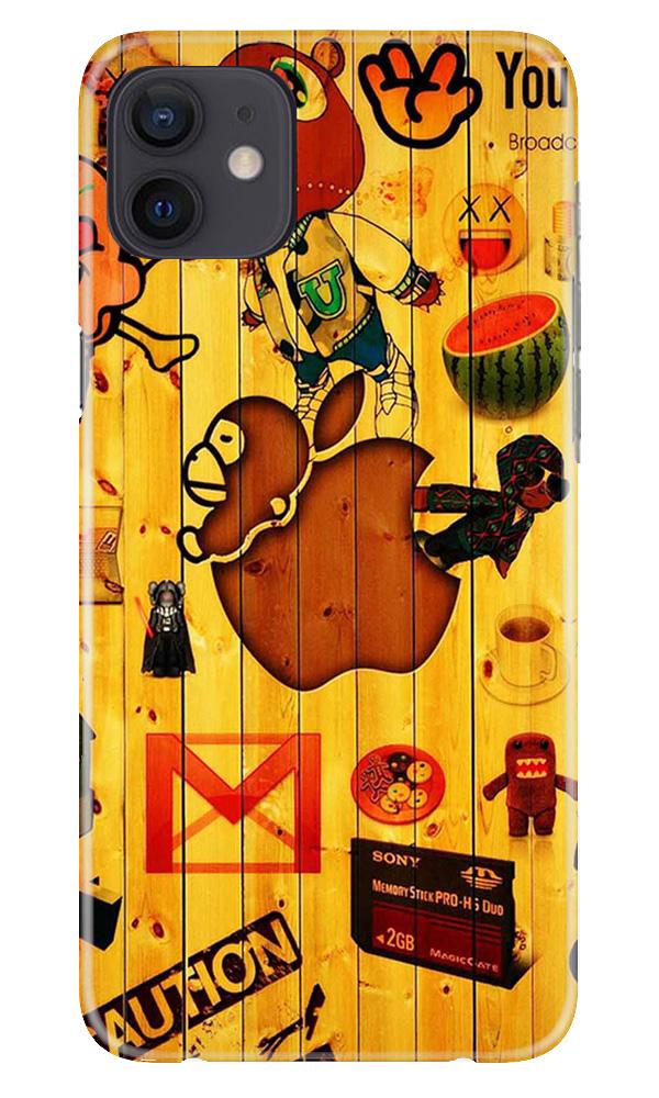 Wooden Texture Mobile Back Case for iPhone 12 (Design - 367)