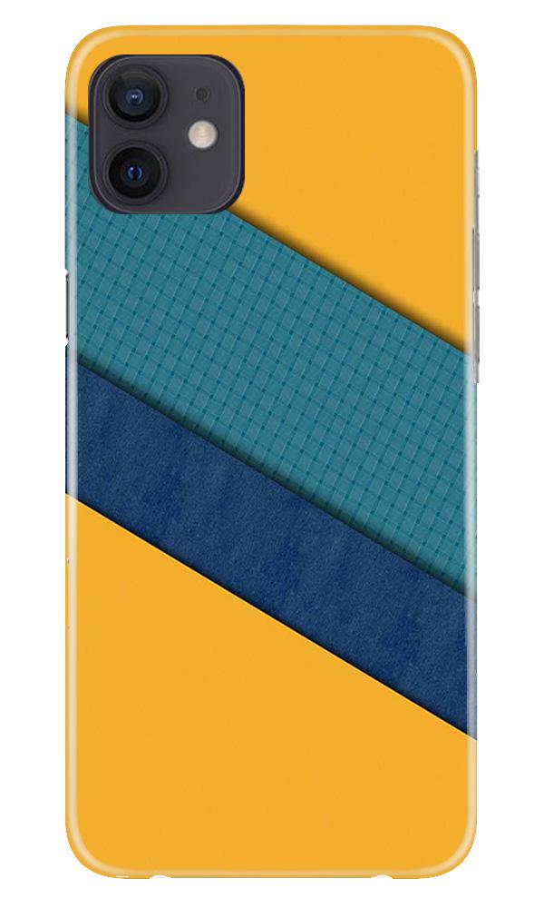 Diagonal Pattern Mobile Back Case for iPhone 12 Mini (Design - 370)