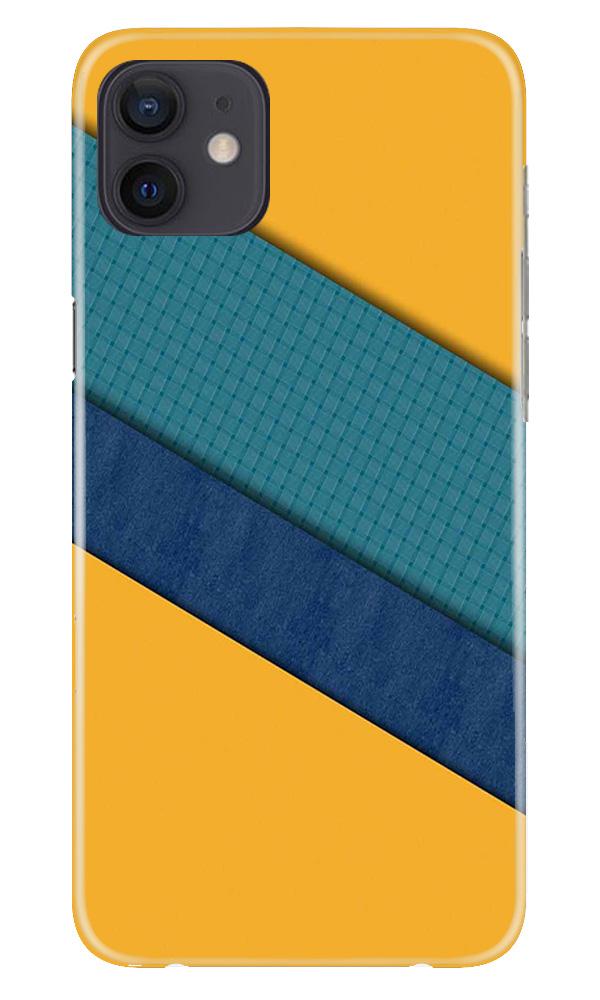 Diagonal Pattern Mobile Back Case for iPhone 12 (Design - 370)