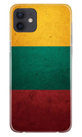 Color Pattern Mobile Back Case for iPhone 12 (Design - 374)