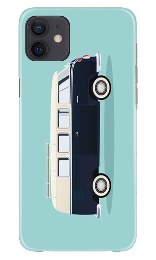 Travel Bus Mobile Back Case for iPhone 12 (Design - 379)
