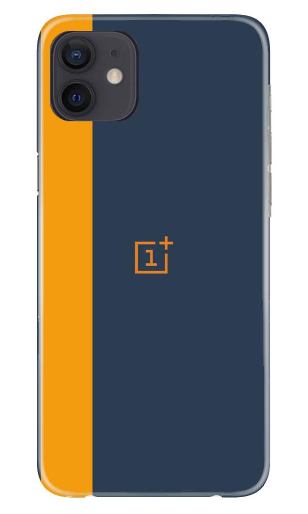 Oneplus Logo Mobile Back Case for iPhone 12 Mini (Design - 395)