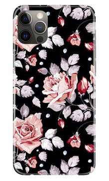 Pink rose Mobile Back Case for iPhone 12 Pro (Design - 12)