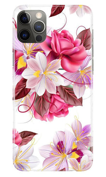 Beautiful flowers Mobile Back Case for iPhone 12 Pro (Design - 23)