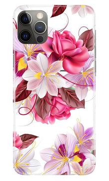 Beautiful flowers Mobile Back Case for iPhone 12 Pro Max (Design - 23)