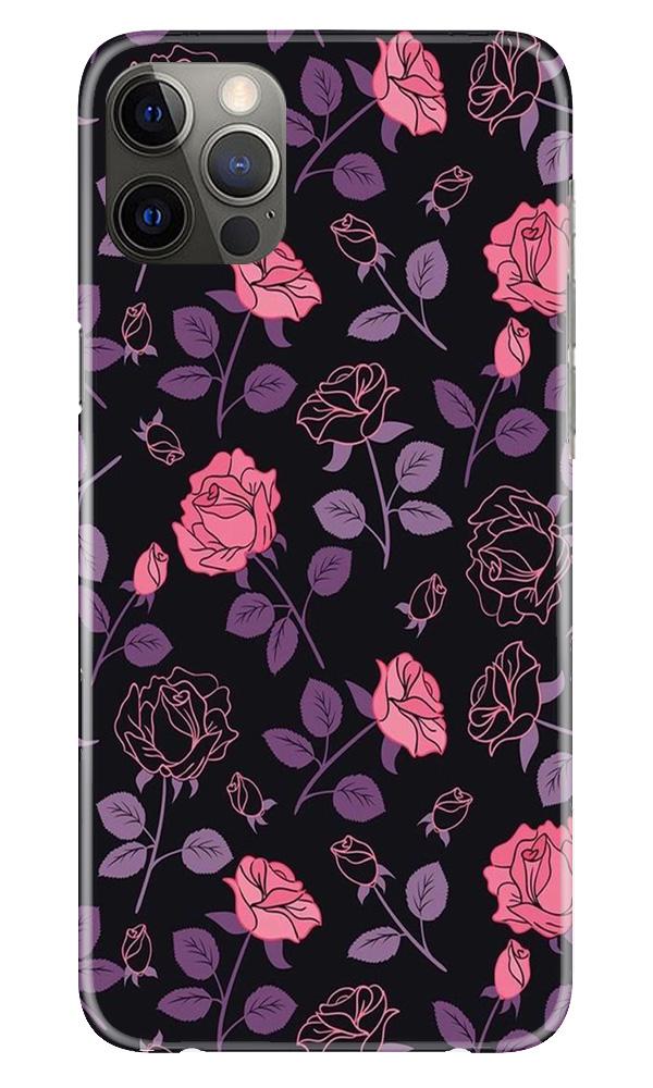 Rose Black Background Case for iPhone 12 Pro