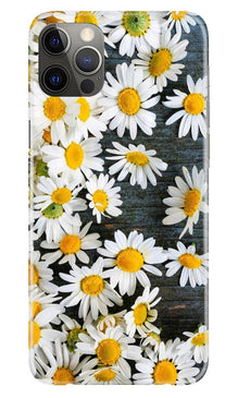 White flowers2 Mobile Back Case for iPhone 12 Pro (Design - 62)
