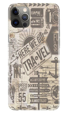 Travel Mobile Back Case for iPhone 12 Pro  (Design - 104)