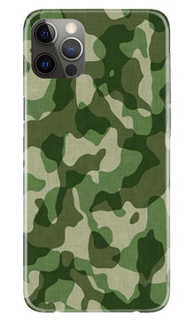 Army Camouflage Mobile Back Case for iPhone 12 Pro  (Design - 106)