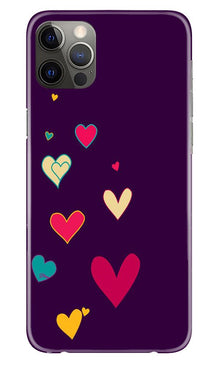 Purple Background Mobile Back Case for iPhone 12 Pro Max  (Design - 107)