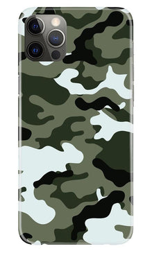 Army Camouflage Mobile Back Case for iPhone 12 Pro  (Design - 108)