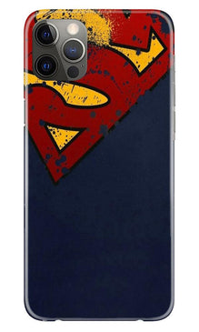 Superman Superhero Mobile Back Case for iPhone 12 Pro  (Design - 125)