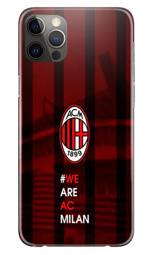 AC Milan Mobile Back Case for iPhone 12 Pro Max  (Design - 155)