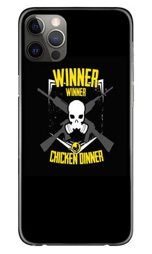 Winner Winner Chicken Dinner Mobile Back Case for iPhone 12 Pro  (Design - 178)