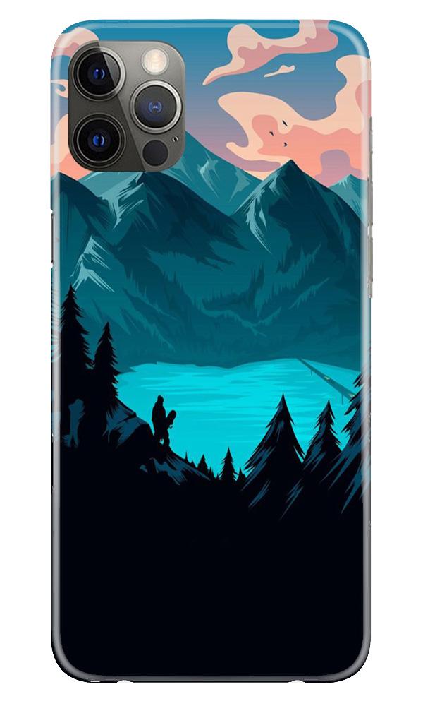 Mountains Case for iPhone 12 Pro (Design - 186)