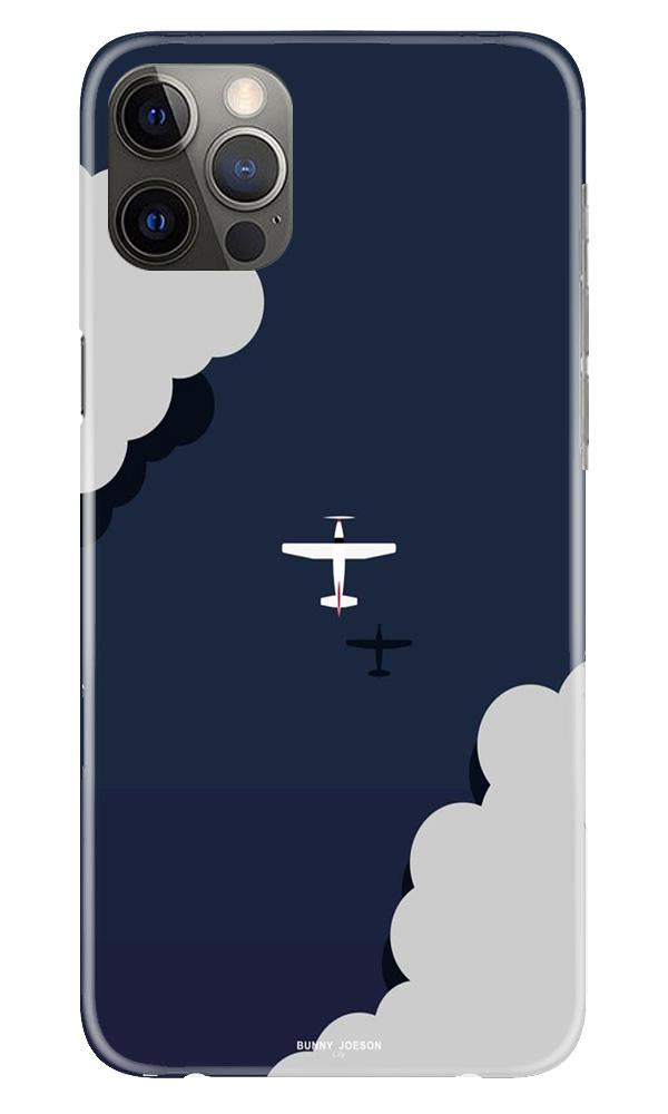 Clouds Plane Case for iPhone 12 Pro Max (Design - 196)