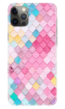 Pink Pattern Mobile Back Case for iPhone 12 Pro Max (Design - 215)