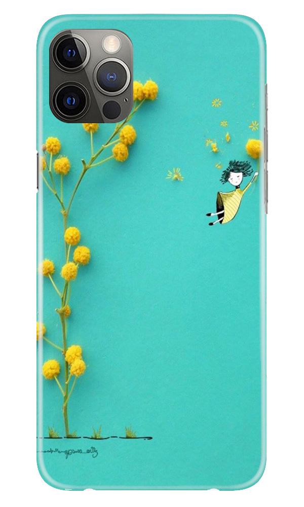 Flowers Girl Case for iPhone 12 Pro (Design No. 216)