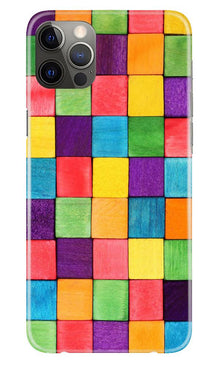 Colorful Square Mobile Back Case for iPhone 12 Pro Max (Design - 218)