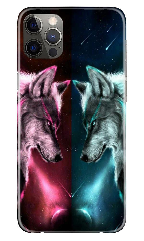 Wolf fight Case for iPhone 12 Pro (Design No. 221)