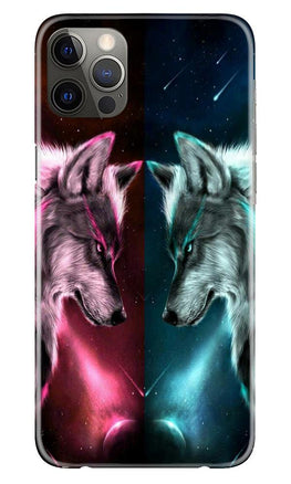 Wolf fight Case for iPhone 12 Pro (Design No. 221)