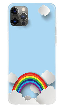 Rainbow Mobile Back Case for iPhone 12 Pro (Design - 225)