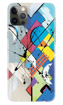 Modern Art Mobile Back Case for iPhone 12 Pro (Design - 235)
