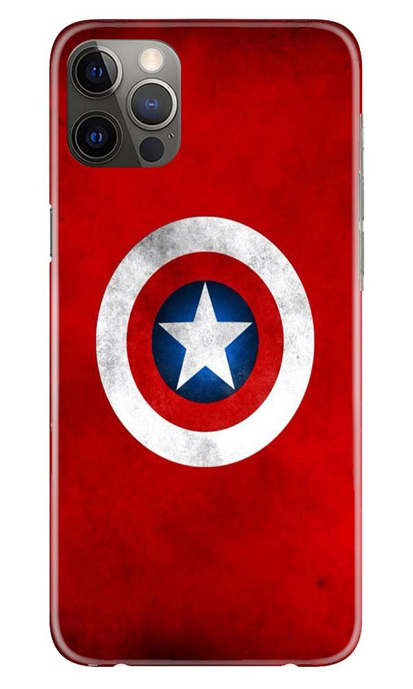 Captain America Case for iPhone 12 Pro (Design No. 249)