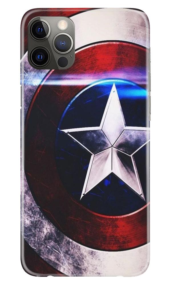 Captain America Shield Case for iPhone 12 Pro (Design No. 250)