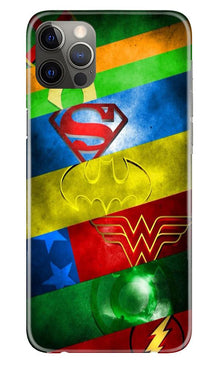 Superheros Logo Mobile Back Case for iPhone 12 Pro (Design - 251)