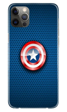 Captain America Shield Mobile Back Case for iPhone 12 Pro (Design - 253)