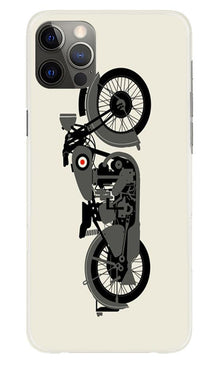 MotorCycle Mobile Back Case for iPhone 12 Pro (Design - 259)