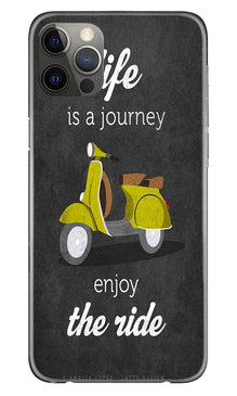 Life is a Journey Mobile Back Case for iPhone 12 Pro Max (Design - 261)