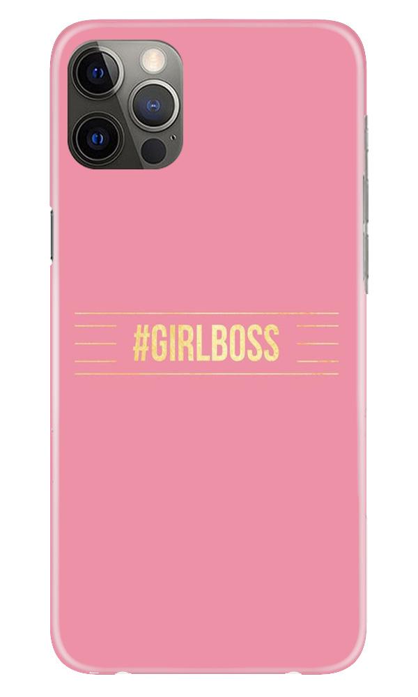 Girl Boss Pink Case for iPhone 12 Pro (Design No. 263)