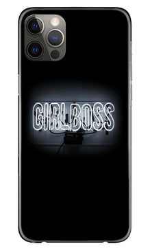 Girl Boss Black Mobile Back Case for iPhone 12 Pro Max (Design - 268)