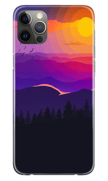 Sun Set Mobile Back Case for iPhone 12 Pro Max (Design - 279)