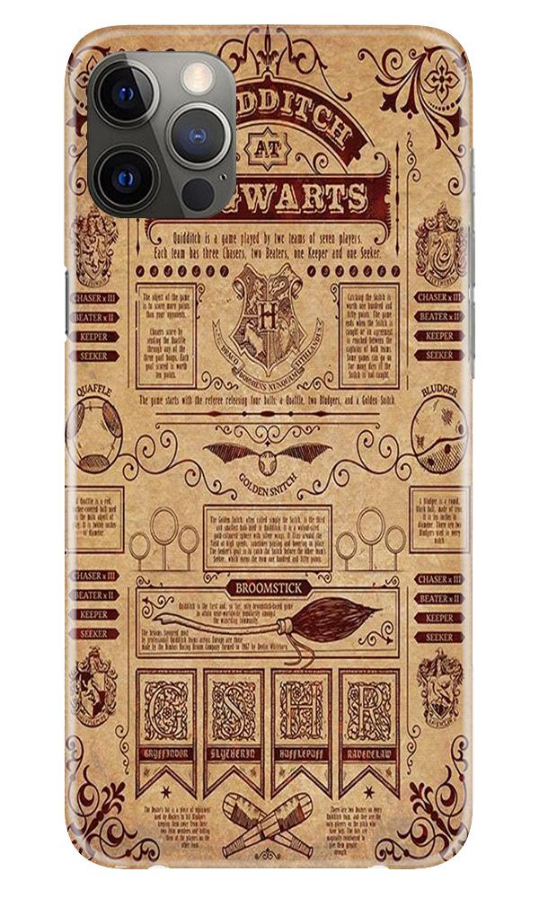 Hogwarts Mobile Back Case for iPhone 12 Pro (Design - 304)