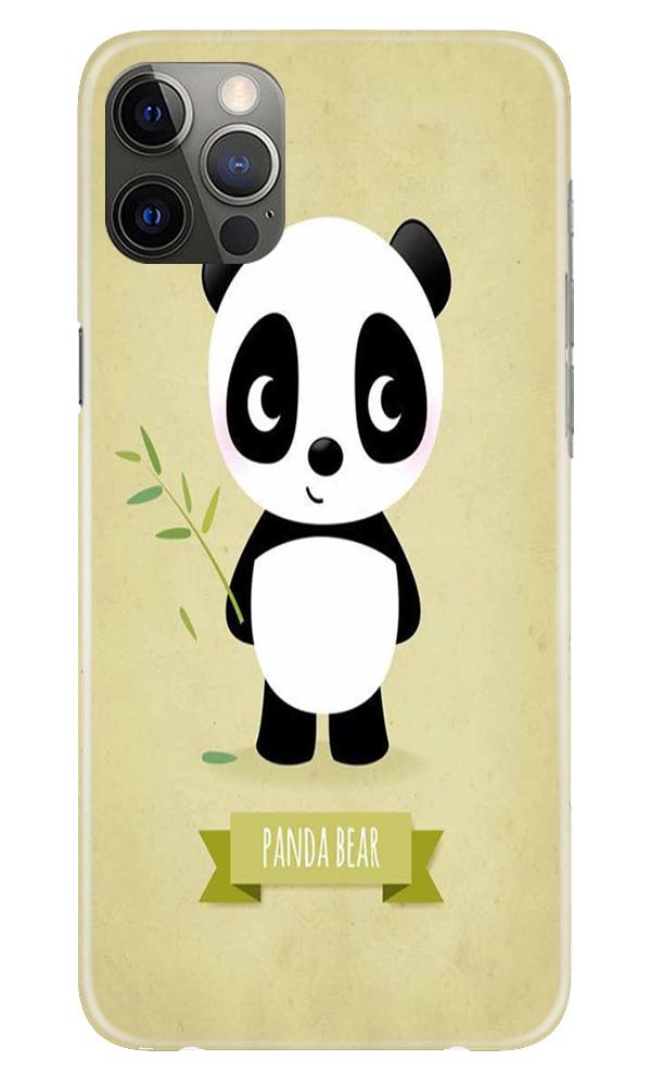Panda Bear Mobile Back Case for iPhone 12 Pro (Design - 317)