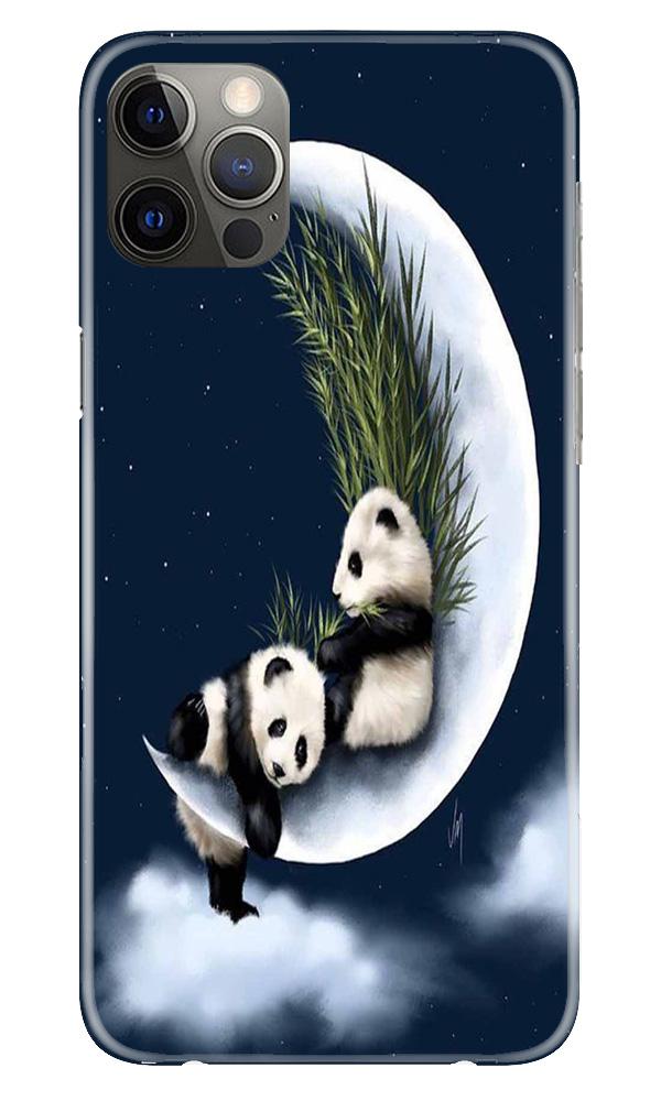 Panda Moon Mobile Back Case for iPhone 12 Pro (Design - 318)
