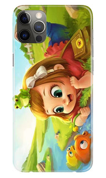 Baby Girl Mobile Back Case for iPhone 12 Pro (Design - 339)