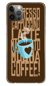 Love Coffee Mobile Back Case for iPhone 12 Pro (Design - 351)