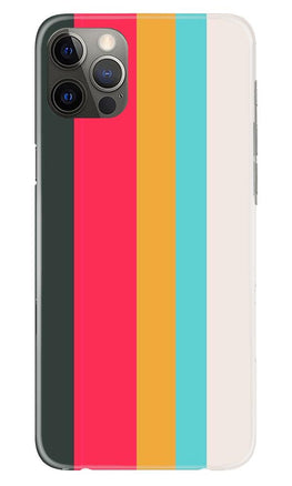 Color Pattern Mobile Back Case for iPhone 12 Pro (Design - 369)