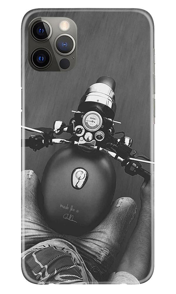 Royal Enfield Mobile Back Case for iPhone 12 Pro (Design - 382)